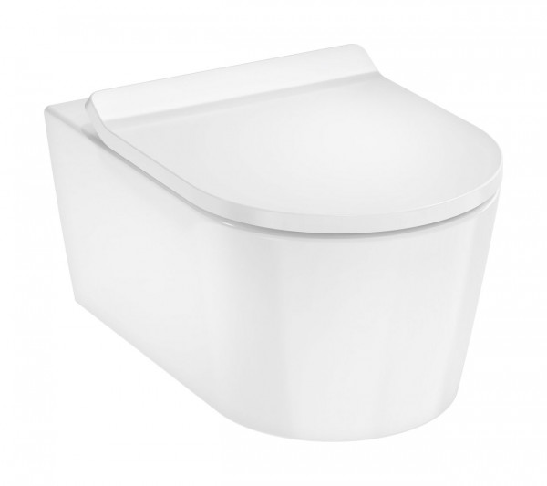 Wall Hung Toilet Set Hansgrohe EluPura S AquaHelix Flush SmartClean White