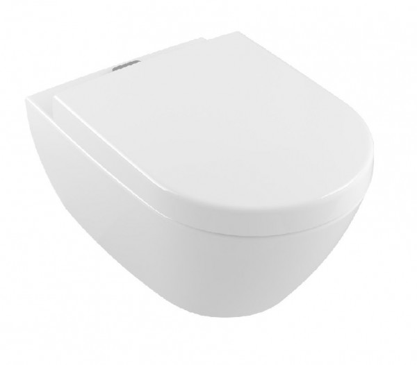 Villeroy and Boch Wall Hung Toilet Subway 2.0 Horizontal Outlet White Rimless 5614A1T2