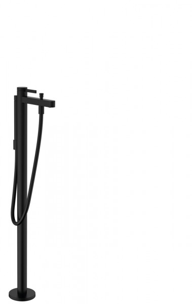 FreeStanding Bath Tap Hansgrohe Finoris Single lever with hand shower 124x975mm Black Mat
