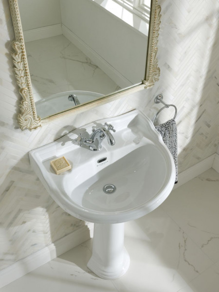 Freestanding Basin Bayswater Porchester 1 hole 500mm White