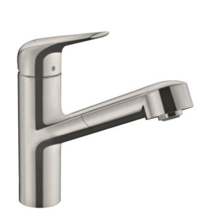 Hansgrohe Pull Out Kitchen Tap M42 Stainless Steel Finish 71814800