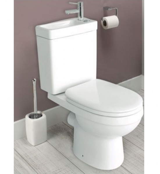 Allibert Toilet and Sink Unit COMBI White Porcelain 810 x 650mm 821234