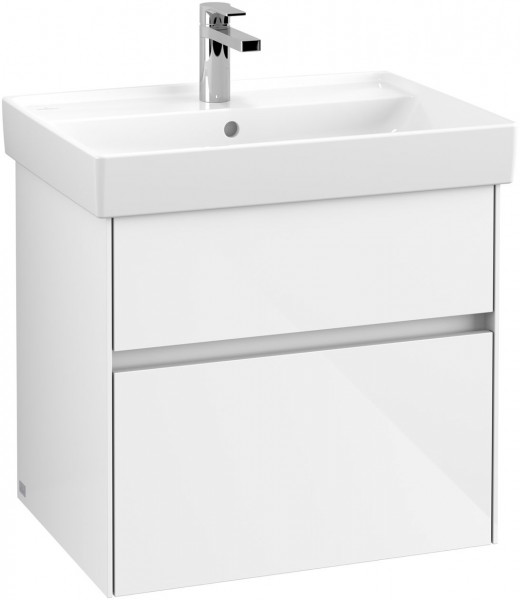 Villeroy en Boch Vanity Unit Collaro Wall-mounted with LED 604x444x546mm Glossy White Glossy White | Without LED