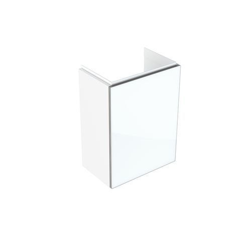 Geberit Vanity Unit Acanto 1 Door For Cloakroom Basin 395x535x245mm Glossy White Laquered