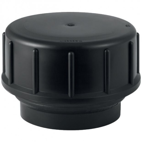 Geberit Plumbing Cover PE Threaded connection with screw cap d110 H7.8