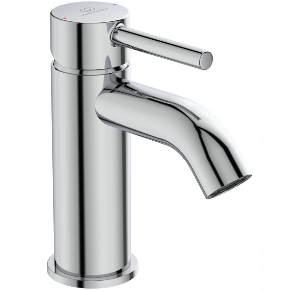 Single Hole Mixer Tap Ideal Standard Ceraline with pull cord and drain set100mm Chrome