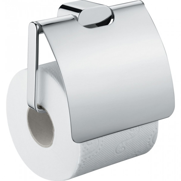 Gedy Toilet Roll Holder AZZORRE with cover 125x135x30mm Chrome