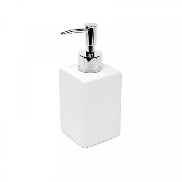 Gedy Free Standing Soap Dispenser QUEENSTOWN 165x65x65mm White Matt