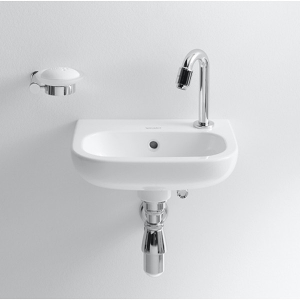 Duravit Cloakroom Round Basin D-Code drilled right 360x270mm 705360008