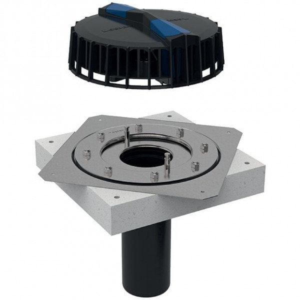 Geberit Seals Pluvia Rainwater generation with 25l/s mounting flange