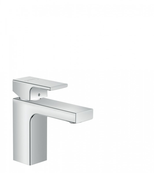 Single Hole Mixer Tap Hansgrohe Vernis Shape with pop-up waste set Chrome