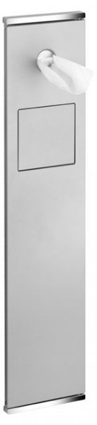 Keuco Paper Towel Dispenser Plan Integral 176x775x143mm Door hinge left Chrome