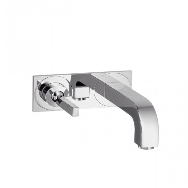 Wall Mounted Basin Tap Citterio mixer with short spout plate Axor