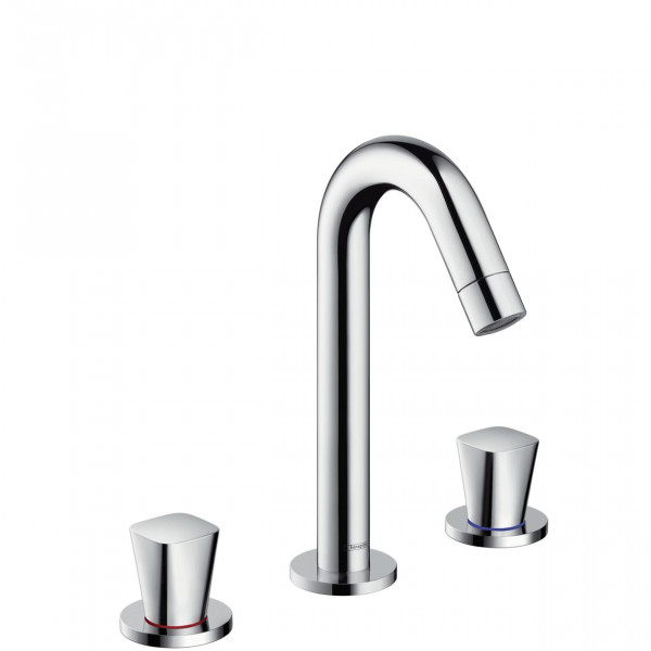 Hansgrohe 3 Hole Basin tap Logis 3 Hole with pop-up waste set