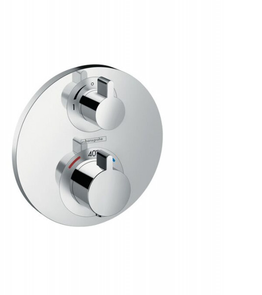 Hansgrohe Ecostat S Thermostatic mixer for concealed installation with shut off valve