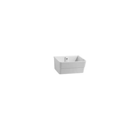 Geberit Service Sink Publica Without Tap Hole With Overflow 740x350x585mm White