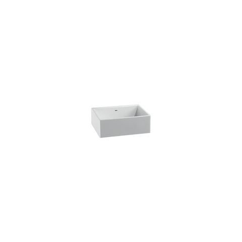 Geberit Service Sink Publica Without Tap Hole With Overflow 500x200x390mm White