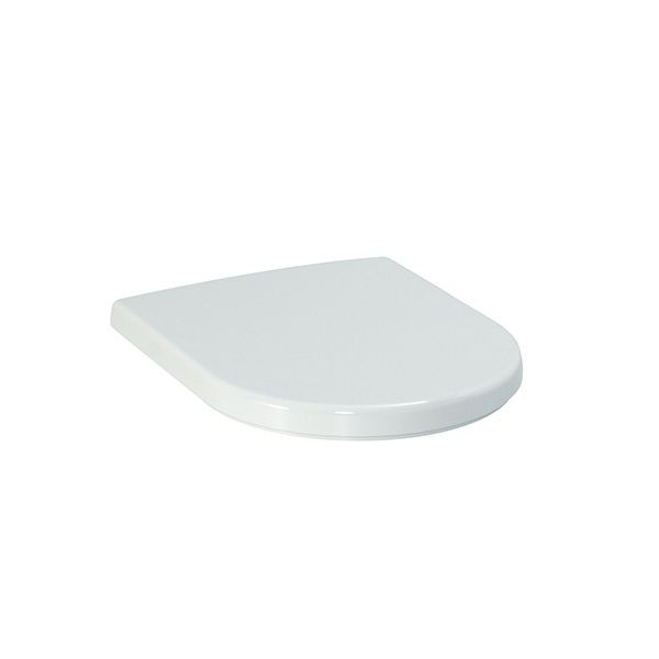 D Shaped Toilet Seat Laufen PRO 450x380mm White | Without