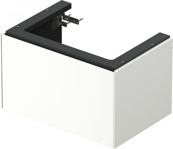 Vanity Unit Built-In Basin Duravit White Tulip 1 drawer 684x410mm White silk matt WT424103636