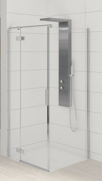 Kinedo KINESTYLE Pivot shower Door P, for corner installation, hinges on the left 1000mm Transparent Glass