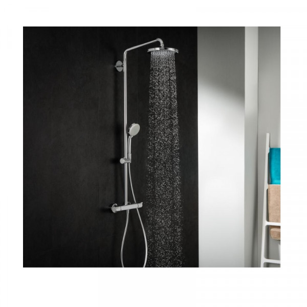 Hansgrohe Thermostatic Shower Croma 220 Air 1jet EcoSmart with 407mm Shower Arm