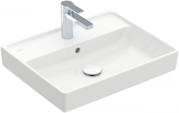 Villeroy and Boch Vanity Washbasin Collaro 1 hole with overflow White Alpin 550mm
