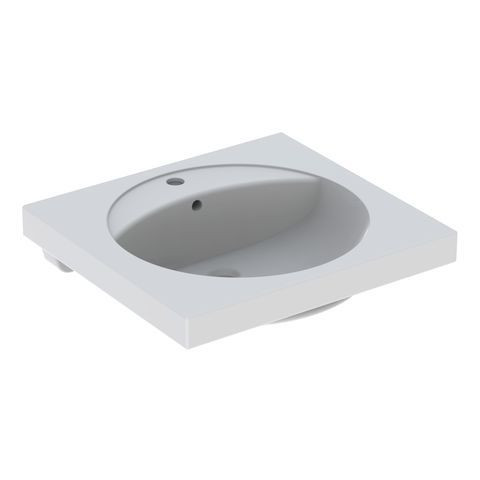Geberit Wall Hung Basin Preciosa With Storage Surface 600x200x550mm 1 hole White 253200600