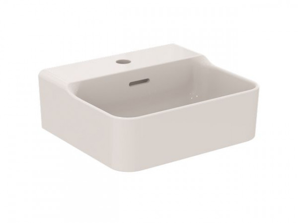 Ideal Standard Cloakroom Basin CONCA 1 hole with overflow 400x165x350mm White