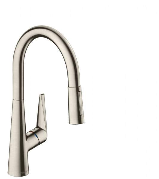 Hansgrohe Talis S16-H200 Single lever kitchen mixer with pull-out spray Talis S (73851800)