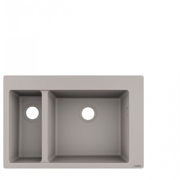 Hansgrohe Undermount Sinks Concrete Grey 43315380