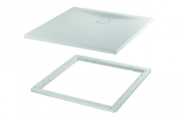 Bette Square Shower Tray Floor Side With AntiSlip Pro 900x900x35mm White