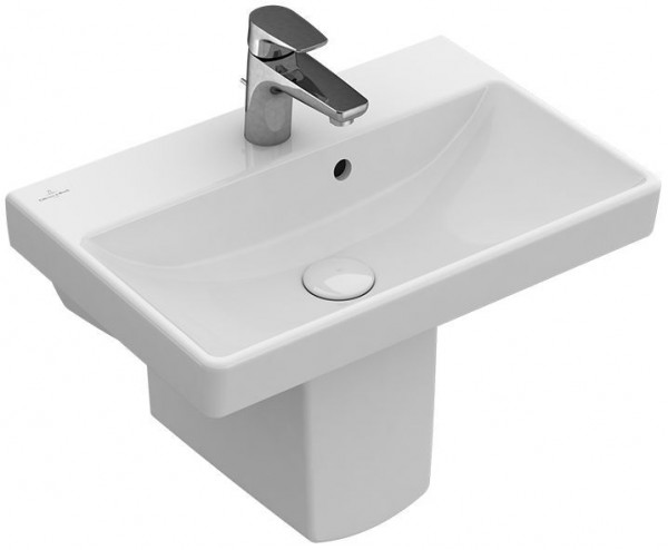 Villeroy and Boch Avento Washbasin Compact 550 mm x 370 mm (4A0055) Alpine White