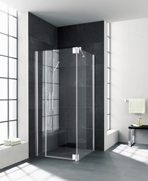 Kermi Pivot shower Doors PASA XP Right Fixed wall 1850 x 750 mm Clear PX1FR075181AK