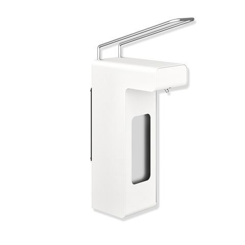 Hewi wall mounted soap dispenser System 900 Signal white 900.06.00261