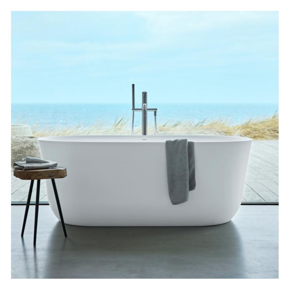 Freestanding Bath Duravit Soleil by Starck 1600x800x600mm White Matt