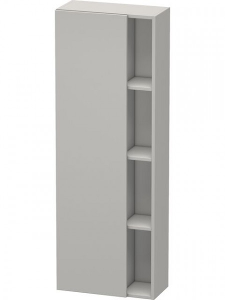 Duravit Tall Bathroom Cabinets DuraStyle Hinges on the left 1400x500x240mm Concrete Grey Matt