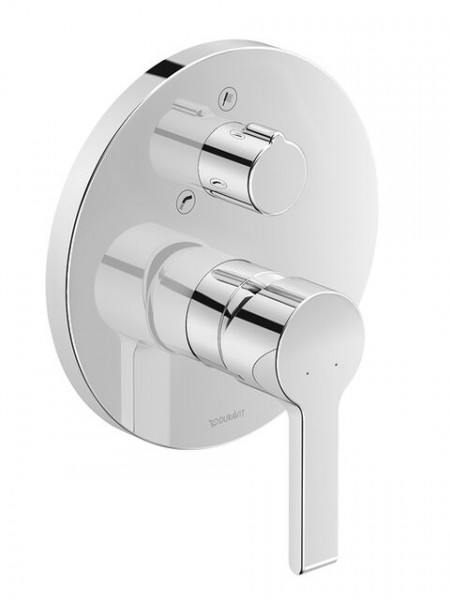Duravit B2 Single lever bath mixer for concealed installation 195x195x195mm B25210012010