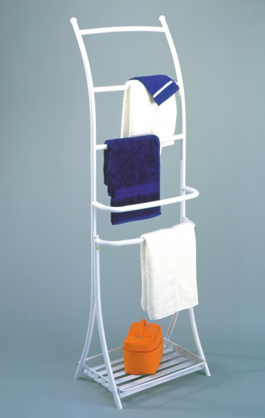 Allibert Freestanding Towel Rail CORFOU 510x1585x355mm White
