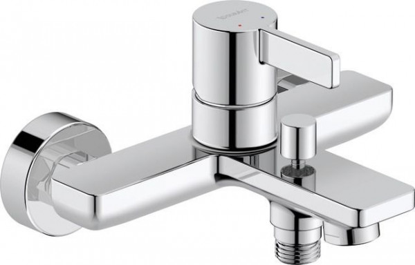 Wall Mounted Bath Shower Mixer Tap Duravit D-Neo Chrome