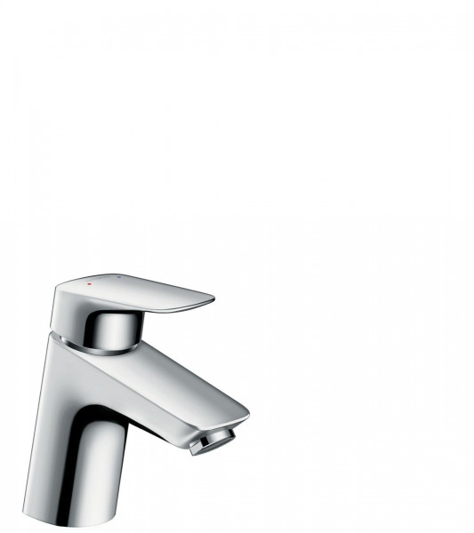 Hansgrohe Basin Mixer Tap Logis Single lever 70 with withal pop-up waste