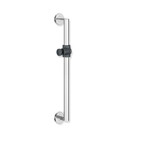Hewi Shower Rail System 900 600 mm Gloss Chrome/Anthracite