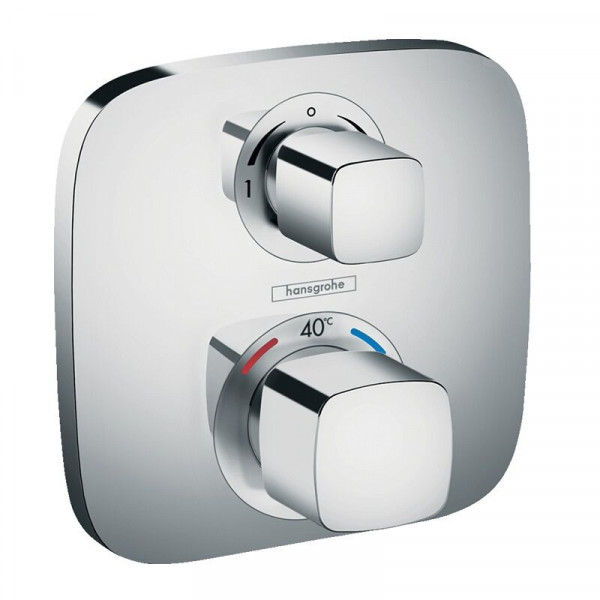 Hansgrohe Thermostatic mixer with integrated shut off/diverter valve