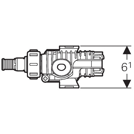 Duravit Float valve type 380, side feed 0074112000