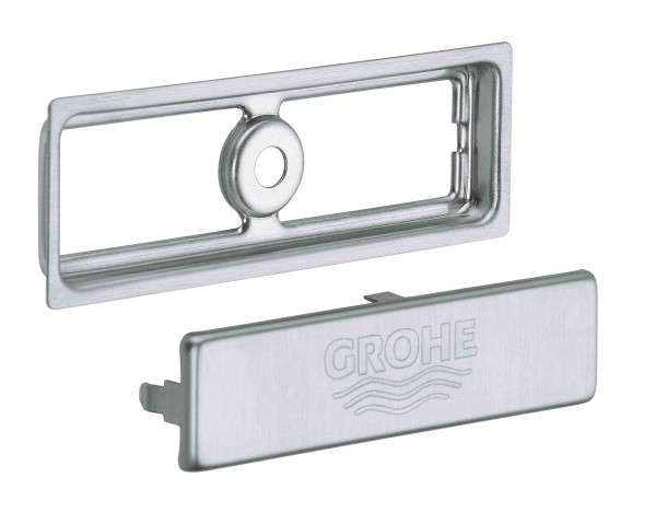 Grohe  Overflow cover for kitchen sinks 90,2x30mm Stainless Steel