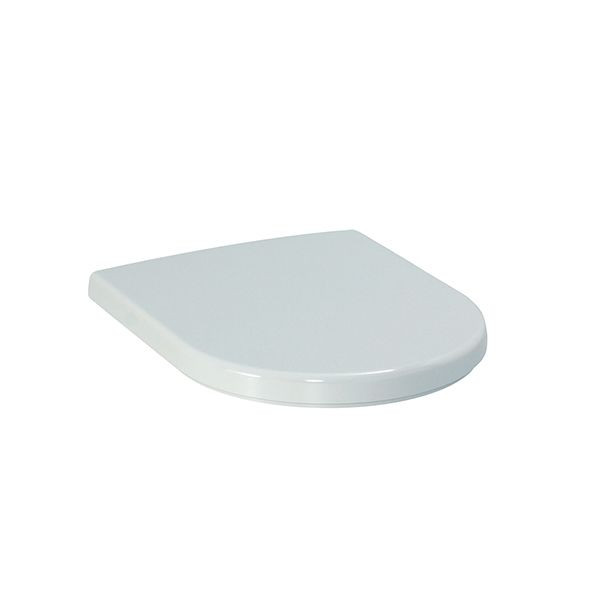 D Shaped Toilet Seat Laufen PRO 380x450mm White | With Soft-Close