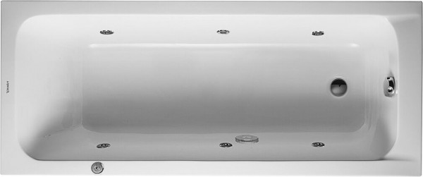 Duravit Rectangular whirlpool Bath D-Code 1700x700mm 760098000JP1000
