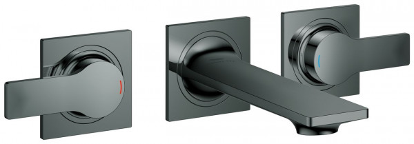 Wall-Mounted 2 Handle Basin Tap Grohe Allure 150 mm Hard Graphite