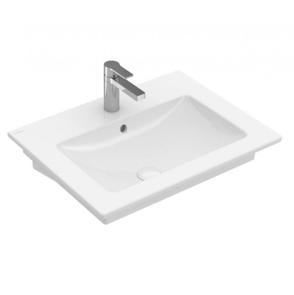 Villeroy and Boch Washbasin with overflow Venticello 650 x 500 mm (41246) Alpine White
