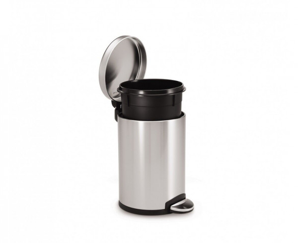 Simplehuman Small round pedal Bin 3L, Steel CW1854CB