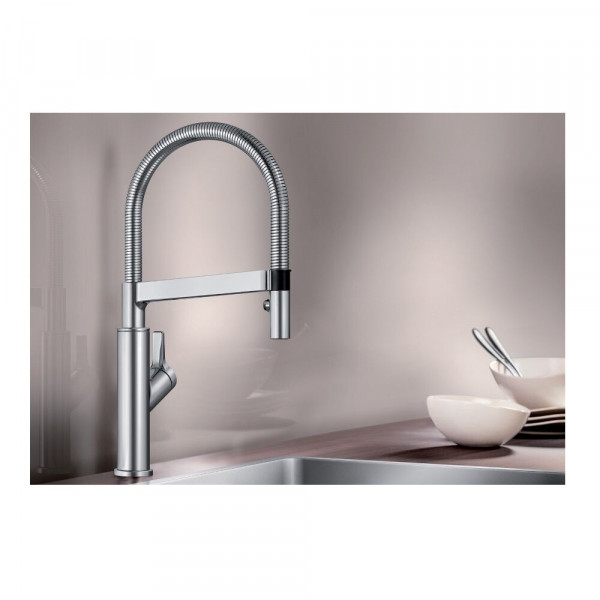 Blanco Pull Out Kitchen Tap SOLENTA-S Chrome